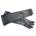 ARD CHAMPS Snake Catcher Gloves Heavy Duty Reptile Lizards Leather Gloves Black